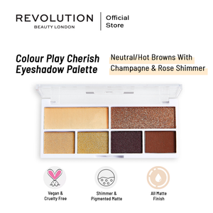 Relove By Revolution 'Colour Play Cherish Eyeshadow Palette'
