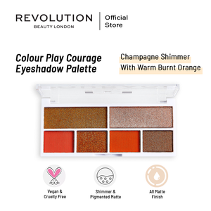 Relove By Revolution 'Colour Play Courage Eyeshadow Palette'