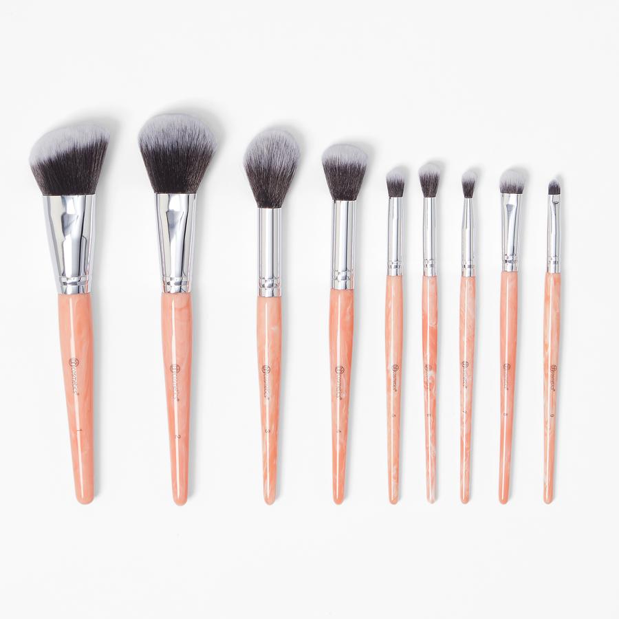 bh Cosmetics 'Rose Quartz' 9 Piece Brush Set