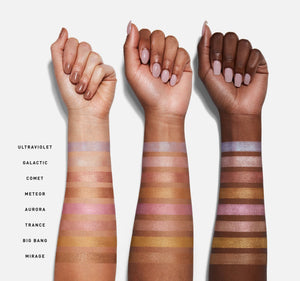 8S STELLAR IMPACT HIGHLIGHTER PALETTE ARM SWATCHES