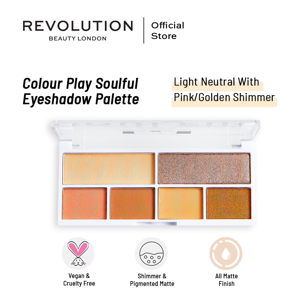 Relove By Revolution 'Colour Play Soulful Eyeshadow Palette'